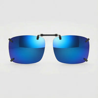 Load image into Gallery viewer, Polarised Small Spring Clip-On Sunglasses – UV Protection with Adjustable Spring Mechanism W55mm x H38mm
