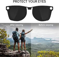 Load image into Gallery viewer, Hibloks For Ray-Ban Meta Wayfarer/Smart Glasses Anti-Glare UV Protection W62mm x D50mm
