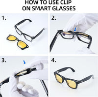 Load image into Gallery viewer, Hibloks For Ray-Ban Meta Wayfarer/Smart Glasses Anti-Glare UV Protection W62mm x D50mm
