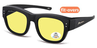 Load image into Gallery viewer, Prestige Polarised Fitover Sunglasses – UV Protection, Fits Over Most Prescription Frames W62mm x D55mm
