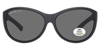 Load image into Gallery viewer, Prestige Oval Fitover Sunglasses – Elegant UV Protection That Fits Over Most Frames - W65mm x D55mm
