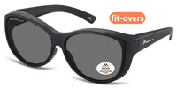 Load image into Gallery viewer, Prestige Oval Fitover Sunglasses – Elegant UV Protection That Fits Over Most Frames - W65mm x D55mm
