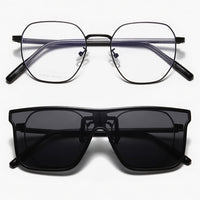 Load image into Gallery viewer, Eyeluxe™ Clip-On Flip-Up Oversized Sunglasses W60mm x D48mm
