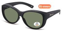 Load image into Gallery viewer, Prestige Oval Fitover Sunglasses – Elegant UV Protection That Fits Over Most Frames - W65mm x D55mm
