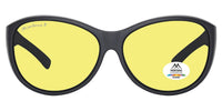 Load image into Gallery viewer, Prestige Oval Fitover Sunglasses – Elegant UV Protection That Fits Over Most Frames - W65mm x D55mm
