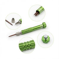 Load image into Gallery viewer, 5 in 1 Screwdriver, Multi-function Hand Tool, Screwdriver for Eyewear, Sunglasses, Phone Repair Kit
