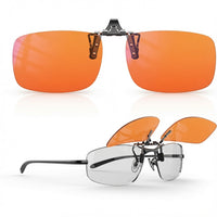 Load image into Gallery viewer, Anti Blue Light Blocking Clip on Glasses Eliminate Computer &amp; Gaming Blue Rays with UV400 - 3 Styles/Sizes
