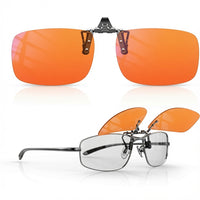 Load image into Gallery viewer, Anti Blue Light Blocking Clip on Glasses Eliminate Computer &amp; Gaming Blue Rays with UV400 - 3 Styles/Sizes
