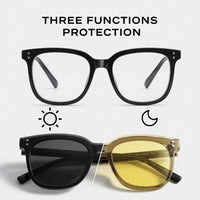 Load image into Gallery viewer, GS19 Pro Smart Eyewear with AI Tech + Day/Night Dual Clip-Ons
