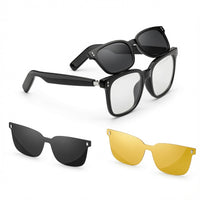 Load image into Gallery viewer, GS19 Pro Smart Eyewear with AI Tech + Day/Night Dual Clip-Ons
