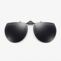 Load image into Gallery viewer, VIVIBEE Polarized Flip-Up Clip-On Sunglasses – UV400 Grey Lenses - W60mm x D52mm
