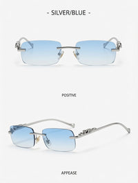 Load image into Gallery viewer, Cortier™ Rimless Square Sunglasses – Unisex Retro Elegance
