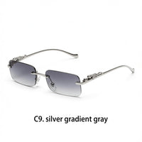 Load image into Gallery viewer, Cortier™ Rimless Square Sunglasses – Unisex Retro Elegance
