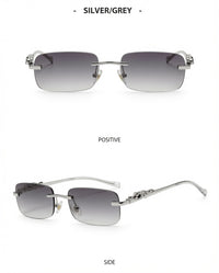 Load image into Gallery viewer, Cortier™ Rimless Square Sunglasses – Unisex Retro Elegance
