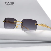 Load image into Gallery viewer, Cortier™ Rimless Square Sunglasses – Unisex Retro Elegance
