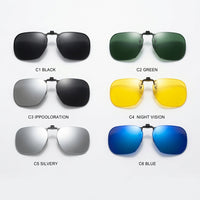 Load image into Gallery viewer, NEW - EclipseFlip Polarized Clip-On Sunglasses – Square Lens D50mm X W62MM

