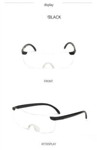 Load image into Gallery viewer, Magnifier Glasses x 3 Strength Ultra-light Rimless Professional Optical Lenses with Anti-Blue Light
