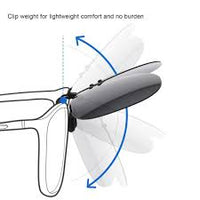 Load image into Gallery viewer, Purple Passion Flip-Up Clip-On Sunglasses for Prescription Glasses – Polarized UV400 (60x43mm)
