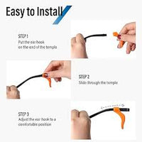 Load image into Gallery viewer, Silicone Temple Tip Anti Slip for Adult and Childrens Eyewear
