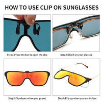 Load image into Gallery viewer, Velvoir Oversized Clip on Sunglasses W60mm x D51mm
