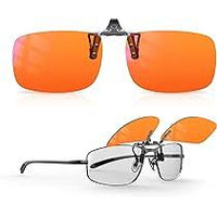 Load image into Gallery viewer, Anti Blue Light Blocking Clip on Glasses Eliminate Computer &amp; Gaming Blue Rays with UV400 - 3 Styles/Sizes
