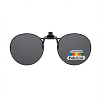 Load image into Gallery viewer, Polarized Round Clip On Sunglasses – New Rim Frame Design, W51mm x H50mm
