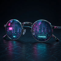 Load image into Gallery viewer, Polarized Round Clip On Sunglasses – New Rim Frame Design, W51mm x H50mm
