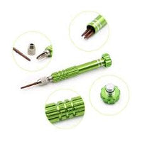 Load image into Gallery viewer, 5 in 1 Screwdriver, Multi-function Hand Tool, Screwdriver for Eyewear, Sunglasses, Phone Repair Kit
