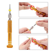 Load image into Gallery viewer, 5 in 1 Screwdriver, Multi-function Hand Tool, Screwdriver for Eyewear, Sunglasses, Phone Repair Kit
