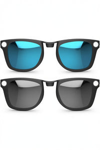 Load image into Gallery viewer, Ray-Ban Meta Wayfarer Snap-On Sunglasses for Smart Glasses – Anti-Glare UV Protection (62mm × 50mm) – Transform your Metas into Sunglasses
