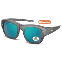 Load image into Gallery viewer, Prestige Polarised Fitover Sunglasses – UV Protection, Fits Over Most Prescription Frames W62mm x D55mm
