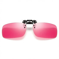 Load image into Gallery viewer, Small Migraine Pink Clip on Sunglasses - W60mm x D40mm
