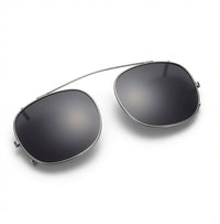 Load image into Gallery viewer, Vintage Style Polarized Clip-On Sunglasses W55mm x D50mm
