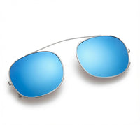 Load image into Gallery viewer, Vintage Style Polarized Clip-On Sunglasses W55mm x D50mm
