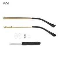 Load image into Gallery viewer, Premium Replacement Metal Eyeglass Arms – Easy-to-Install
