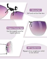 Load image into Gallery viewer, Solévo™ Classic Flip Up Clip on Sunglasses W52mm x D61mm
