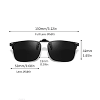 Load image into Gallery viewer, Luxury Wayfarer Classic II Clip on Sunglasses W53mm x D42mm
