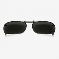 Load image into Gallery viewer, Metal Frame Clip-On Sunglasses with Extending Spring Clip W59mm x D40mm
