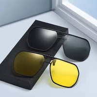 Load image into Gallery viewer, Sartoro™ Oversized Clip-On Sunglasses W61mm x D49mm
