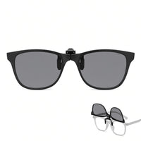 Load image into Gallery viewer, Folding Wayfarer Polarised Flip-Up Clip-On Sunglasses – W67mm × D46mm | 6 Colours
