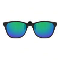 Load image into Gallery viewer, Folding Wayfarer Polarised Flip-Up Clip-On Sunglasses – W67mm × D46mm | 6 Colours
