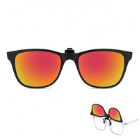 Load image into Gallery viewer, Folding Wayfarer Polarised Flip-Up Clip-On Sunglasses – W67mm × D46mm | 6 Colours
