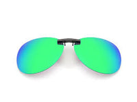 Load image into Gallery viewer, Classic Luxury (Hidden Clip) Aviator Clip-On Sunglasses - W61mm x D50mm
