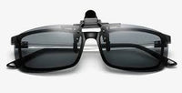 Load image into Gallery viewer, Purple Passion Flip-Up Clip-On Sunglasses for Prescription Glasses – Polarized UV400 (60x43mm)
