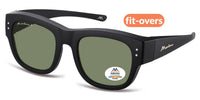 Load image into Gallery viewer, Prestige Polarised Fitover Sunglasses – UV Protection, Fits Over Most Prescription Frames W62mm x D55mm
