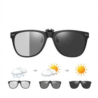 Load image into Gallery viewer, Wayfaré Luxe™ – Oversized Flip-Up Clip-On Sunglasses W54mm x D55mm
