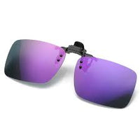 Load image into Gallery viewer, Purple Passion Flip-Up Clip-On Sunglasses for Prescription Glasses – Polarized UV400 (60x43mm)
