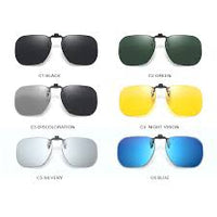 Load image into Gallery viewer, NEW - EclipseFlip Polarized Clip-On Sunglasses – Square Lens D50mm X W62MM
