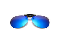 Load image into Gallery viewer, Falcon Aviator Flip-Up Clip-On Sunglasses - (61mm Width × 50mm Depth) Polarised
