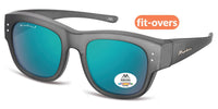 Load image into Gallery viewer, Prestige Polarised Fitover Sunglasses – UV Protection, Fits Over Most Prescription Frames W62mm x D55mm
